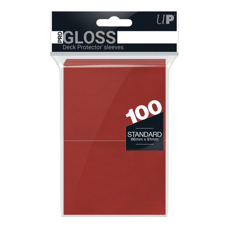 Ultra Pro Standard Sleeves: Red(100 Sleeves) (Copy)