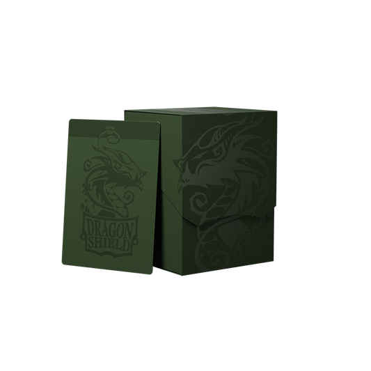 Dragon Shield Deck Shell Revised: ForestGreen/Black