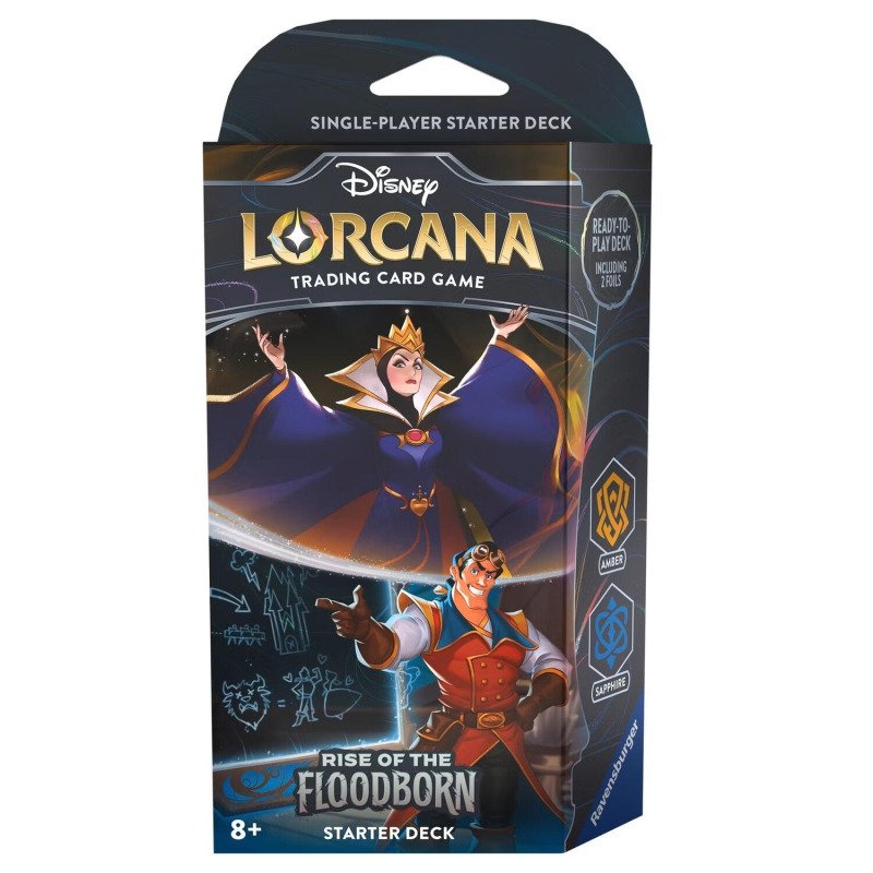 Lorcana - Rise of the Floodborn Starter Deck: The Evil Queen / Gaston - EN