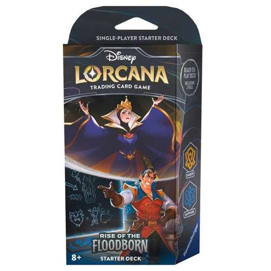 Lorcana - Rise of the Floodborn Starter Deck: The Evil Queen / Gaston - EN