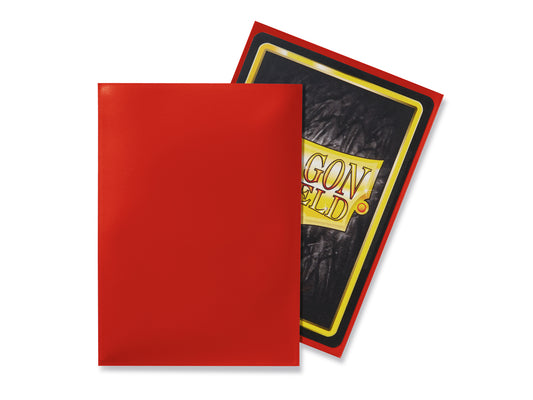 Dragon Shield Standard Sleeves: Crimson (100 Sleeves)