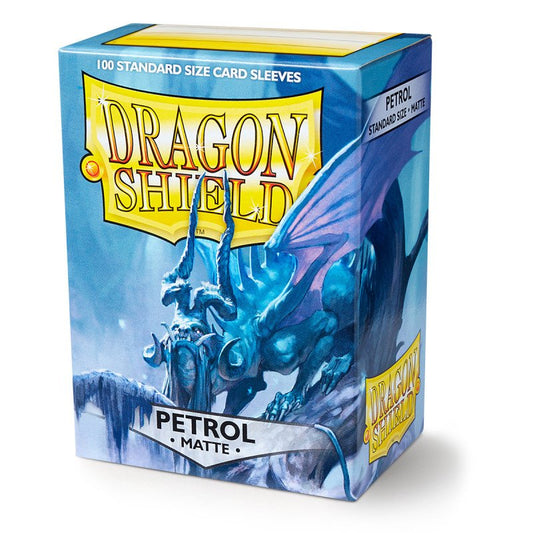 Dragon Shield Matte Standard Sleeves: Petrol (100 Sleeves)