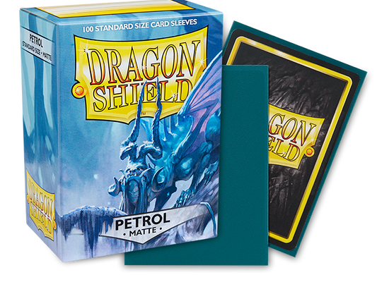 Dragon Shield Matte Standard Sleeves: Petrol (100 Sleeves)