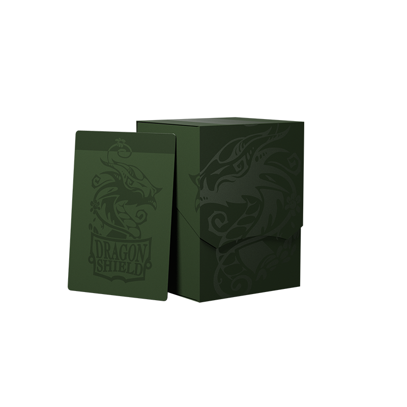 Dragon Shield Deck Shell Revised: ForestGreen/Black