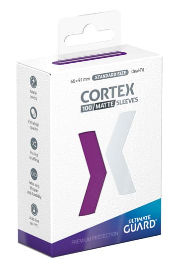 Ultimate Guard Cortex Sleeves Matte Standard Size (100) - Purple